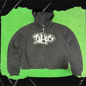 Zipper Baggy Hoodie